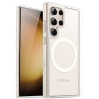 Magnetický kryt JETech MagSafe pre Samsung Galaxy S23 Ultra 5G, priehľadný matný zadný kryt 1
