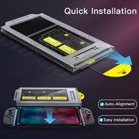 Ochranná fólia na displej JETech pre Nintendo Switch 2 – balenie po 2 kusoch 4