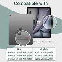 Ochranné sklo na displej JETech Privacy pre iPad Air 13" M4/M3/M2 (2026/2025/2024), tvrdené sklo, anti-spy fólia na ochranu súkromia, vrátane aplikačného nástroja, odolné proti poškriabaniu 3