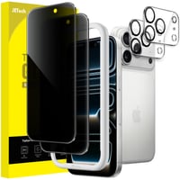 Ochranné sklo na displej JETech s ochranou fotoaparátu pre iPhone 17 Pro, tvrdené sklo, 2 ks 1
