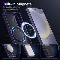 JETech Samsung Galaxy S24 5G mágneses tok, MagSafe kompatibilis, kobalt lila 3