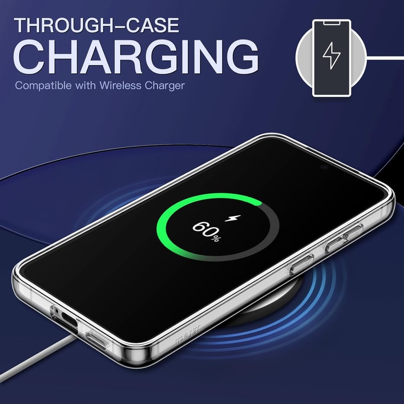 JETech Samsung Galaxy S24 5G mágneses tok, MagSafe kompatibilis, ütésálló
