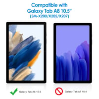 Folie de protecție ecran JETech pentru Samsung Galaxy Tab A8 10,5" - pachet de 2 bucăți 2
