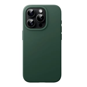 JETech silikonska maska za iPhone 15 Pro 6,1 inča, potpuna zaštita, svilenkasto mekan dodir, otporna na udarce, ponoćno zelena boja