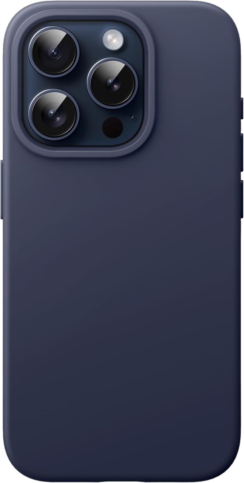 JETech szilikon tok iPhone 15 Pro készülékhez, ütésálló - kék