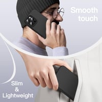 Silikónové puzdro JETech pre iPhone 16 Pro, čierne 6