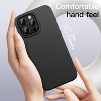 Silikónové puzdro JETech pre iPhone 16 Pro, čierne 3