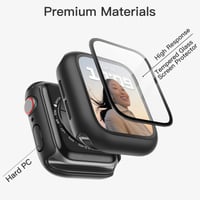 Husă JETech pentru Apple Watch SE 3/2/1, Series 6/5/4, 44 mm, negru 3