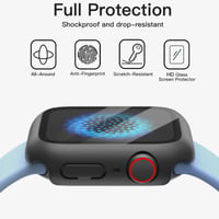 Husă JETech pentru Apple Watch SE 3/2/1, Series 6/5/4, 44 mm, negru 5