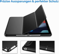 JETech iPad 9/8/7 (10,2") tok automatikus alvás/ébresztés funkcióval - fekete 3