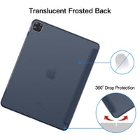 Husă JETech pentru iPad Pro 12,9" generația 4/3 (2020/2018) - Husă de protecție albastru închis (Navy) 4