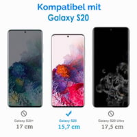 Ochranná fólia na displej JETech TPU pre Samsung Galaxy S20, balenie 2 ks 2