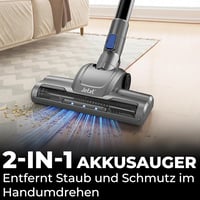 JETZT XS27 Akkumulátoros Porszívó 35 Perc Üzemidő 150W Erős Szívás Hajeltávolító 3