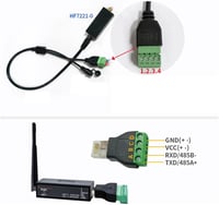 Jevina EW11A-0 RS485-WiFi Konverter Modul - Modbus Protokoll Támogatás, 460800 bps Adatátvitel, Vezeték Nélküli Hálózati Szerver Eszköz Szám 3