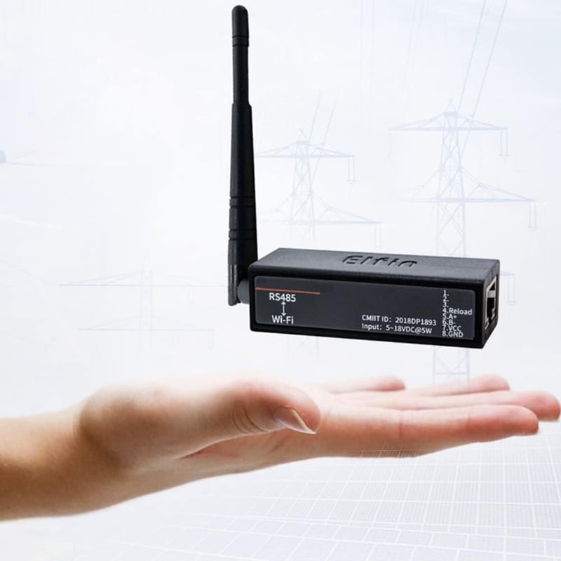 Jevina EW11A-0 RS485-WiFi Konverter Modul - Modbus Protokoll Támogatás, 460800 bps Adatátvitel, Vezeték Nélküli Hálózati Szerver Eszköz Szám
