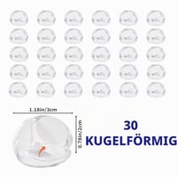 Protecții pentru colțuri Jewan, 30 buc, transparente, autoadezive, pentru siguranța copiilor, protecție colțuri masă 2