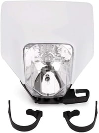 JFG RACING 12V 35W Motocross Enduro Halogén Fényszóró Fehér Maszk 1