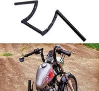 JFG RACING 22mm Z Kormány Drag Custom Bobber Chopper Cruiser Fekete Univerzális 1