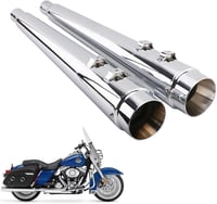 JFG RACING 4 colos kipufogócső króm megafon slipon szilenszer Harley Davidson 1