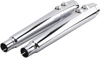 JFG RACING 4 colos kipufogócső króm megafon slipon szilenszer Harley Davidson 3