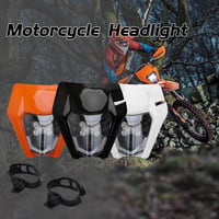 JFG RACING LED motoros fényszóró univerzális fekete enduro cross dirt bike 6