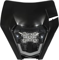 JFG RACING LED motoros fényszóró univerzális fekete enduro cross dirt bike 1