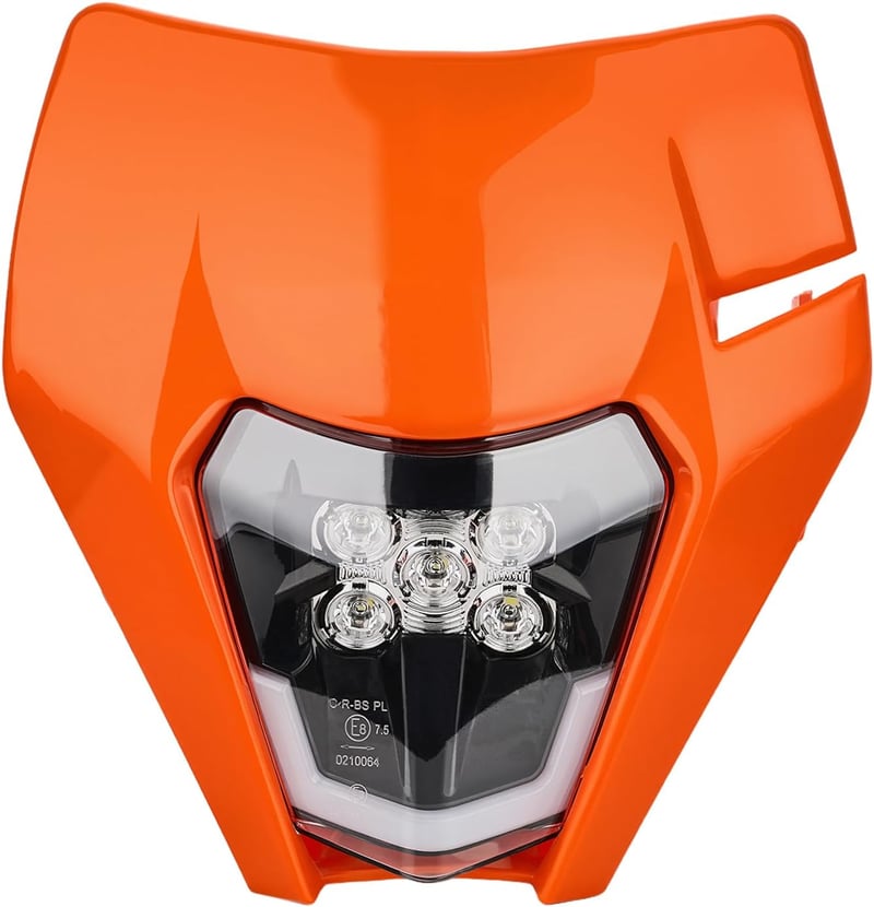 JFG RACING LED motoros fényszóró univerzális narancssárga enduro supermoto