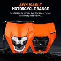 JFG RACING LED motoros fényszóró univerzális narancssárga enduro supermoto 2