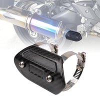 JFG RACING Univerzálny karbónový kryt výfuku na motorku 110x60mm 2