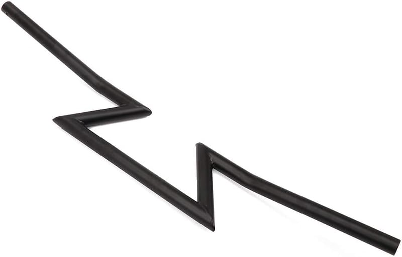JFG RACING Motorkerékpár Z Kormány 25mm Drag Bar Sportster Cruiser XL 883 1200 Fekete