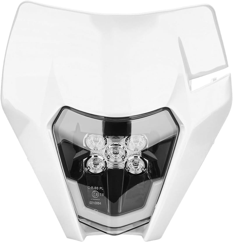JFG RACING Universal LED Motoros Fényszóró - Fehér, Enduro, Motocross, Dirt Bike
