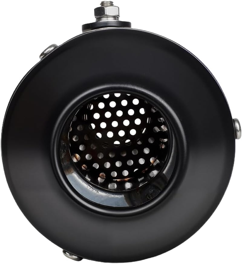 JFG RACING Univerzális Kipufogó Csillapító 1.5"-1.8" Harley Cafe Racer Bobber Triumph Fekete - Black (black-3)