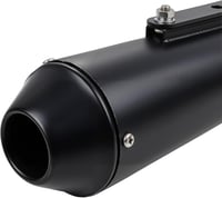 JFG RACING Univerzális Kipufogó Csillapító 1.5"-1.8" Harley Cafe Racer Bobber Triumph Fekete - Black (black-3) 6