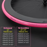 JFOYH 2db TPU kerékpár belső gumi 700×18-32C & 32-47C SV szelepes 4