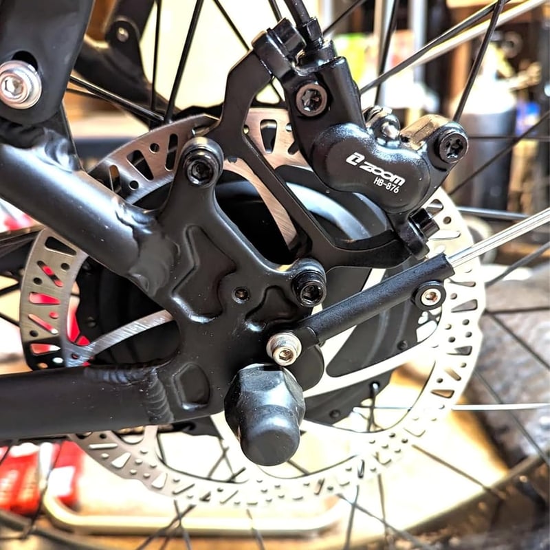 JFOYH Zoom HB876e hidraulikus e-bike fékszett 4 dugattyús féknyereggel