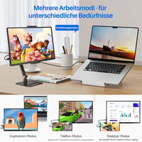 Jhcztrk 14 Inch Touchscreen Hordozható Monitor 1200P FHD IPS HDR Ultraslim  7