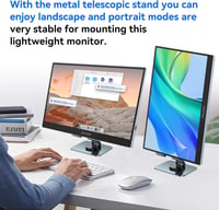 Jhcztrk 15.6" hordozható monitor Full HD 1920x1080 USB-C laptop PC Mac PS5 állvánnyal 2
