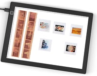 JHFart Ultra vékony, dimmelhető LED világító tábla 5600K 30 x 21 cm negatív digitalizáláshoz 35 mm átmérőhöz 1