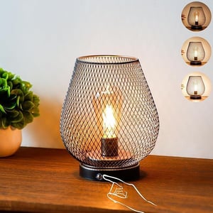JHY DESIGN Stolna svjetiljka na dodir - brončana - 2 kom.