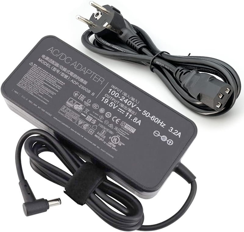 JHZL 230W 19.5V 11.8A Laptop Töltő Asus ROG Zephyrus S GX701 és ROG Strix Scar II GL704 Gamer Laptopokhoz - Kompatibilis ADP-230GB B