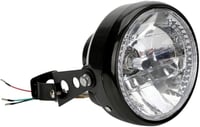 JIAHEY 7 Hüvelykes Motoros LED Fényszóró Fehér Színben Vízálló Kivitelben Irányjelzővel és Rögzítő Konzollal 12V 35W 3