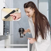 JiangLin set 10 mânere negre pentru mobilă, 300 mm, mâner ascuns pentru dulap 4