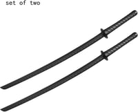 Jianxuan Polipropilén Kendo Gyakorló Kard 101cm - Bokken Szamuráj Kard Edzéshez, Ambidextrous Vintage Stílusú Kardvívó Felszerelés Táskával 2