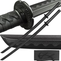 Jianxuan Polipropilén Kendo Gyakorló Kard 101cm - Bokken Szamuráj Kard Edzéshez, Ambidextrous Vintage Stílusú Kardvívó Felszerelés Táskával 1
