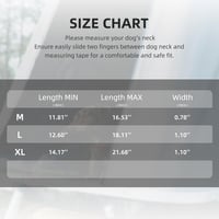 JIARUI AirTag Kutyanyakörv Vízálló Neoprén L Méret Közepes Nagy Kutyáknak 7