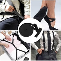 Elastická páska JIASI&JIESY 20 mm – biela/čierna, 2×10 m 5
