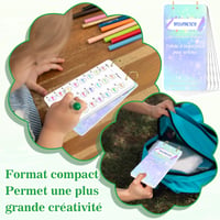 Jiawaggag Card Colorat cu Orificiu, 20 Coli, 18x9 cm, 300g/m², Inel Auriu, Imprimare pe o singură față, pentru carioci, creioane cerate, acuarele și markere 7