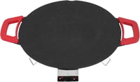 Jiawu elektromos grillsütő 30 cm kerek füles füstmentes BBQ grill serpenyő 5 fokozat 9