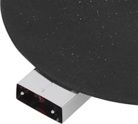 Jiawu elektromos grillsütő 30 cm kerek füles füstmentes BBQ grill serpenyő 5 fokozat 6