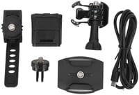 Jiawu Kerékpár Kormány Kamera Szett 1080P WiFi - 120° Széles Látószögű Bukósisak Kamera Parkolási Figyelővel, Vízálló Akciókamera Biciklire, 7